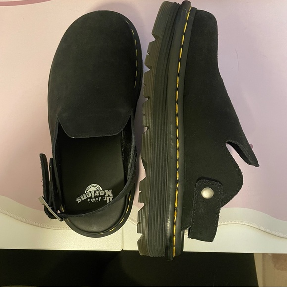 Dr Martens Zebzag Platform Mules - Picture 2 of 4